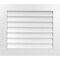 Ekena Millwork Vertical Surface Mount PVC Gable Vent: Non-Functional, w/ 3-1/2"W x 1"P Standard Frame, 30"W x 26"H GVPVE30X2601SN - alternate 1